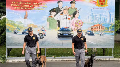 Chuyện “rèn binh” chó nghiệp vụ của Cảnh vệ miền Nam