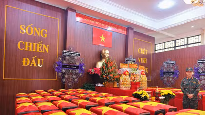 Đã tìm được 125 bộ hài cốt liệt sĩ tại Công viên Lê Thị Riêng