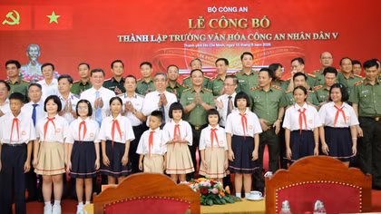 Trường Văn hóa Công an nhân dân V – Mái ấm chắp cánh những ước mơ