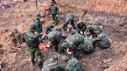 Tiếp tục phát hiện nhiều hài cốt liệt sĩ tại Công viên Lê Thị Riêng