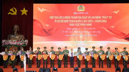 Khai mạc Hội thi Lực lượng tham gia bảo vệ ANTT ở cơ sở giỏi khu vực phía Nam
