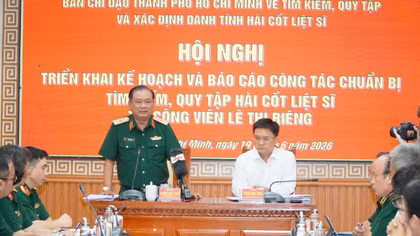 Khẩn trương triển khai tìm kiếm hài cốt liệt sĩ tại Công viên Lê Thị Riêng