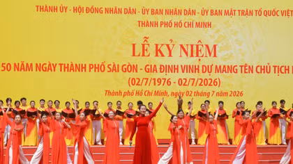 Tổng duyệt Lễ kỷ niệm 50 năm TP Sài Gòn - Gia Định mang tên Bác