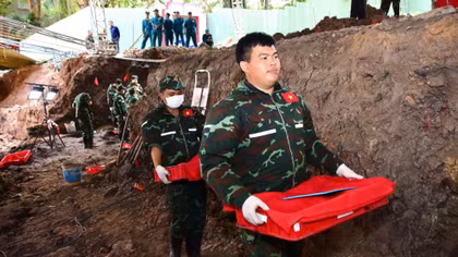 Đã quy tập được 605 bộ hài cốt liệt sĩ tại Công viên Lê Thị Riêng