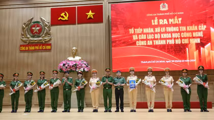 Công an TP Hồ Chí Minh ra mắt 2 mô hình mang tính đột phá về công nghệ