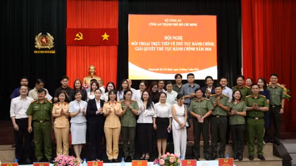 Đối thoại “nóng” về TTHC giữa Công an TP Hồ Chí Minh với doanh nghiệp 