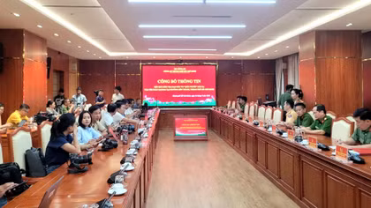  Công an TP Hồ Chí Minh họp báo vụ 2 người nước ngoài gây án giết người