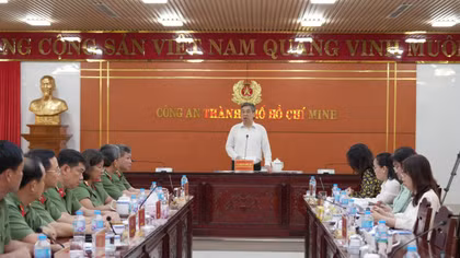 Lãnh đạo TP Hồ Chí Minh kiểm tra tiến độ hoàn thiện Trường Văn hóa CAND V 