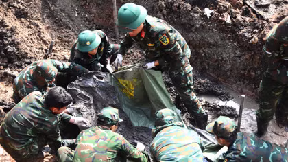 Đã quy tập được 789 hài cốt liệt sĩ tại Công viên Lê Thị Riêng
