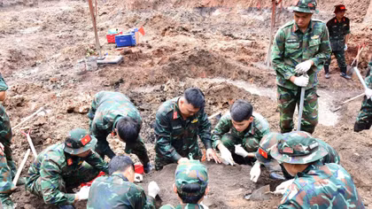 Đã quy tập 321 bộ hài cốt liệt sĩ tại Công viên Lê Thị Riêng