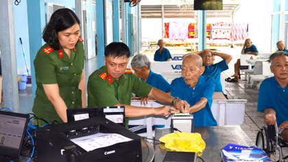Cấp căn cước cho các nhân khẩu đặc biệt tại Trung tâm Bảo trợ xã hội