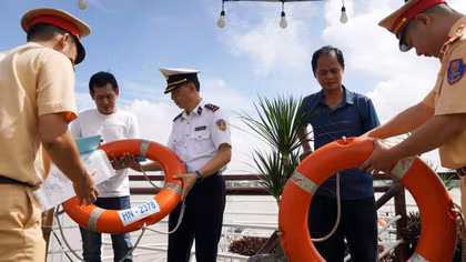 Rà soát bến bãi, phương tiện đường thủy trước cao điểm mưa bão