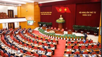 Bế mạc Hội nghị Trung ương lần thứ Tư Ban Chấp hành Trung ương Đảng khóa XIV