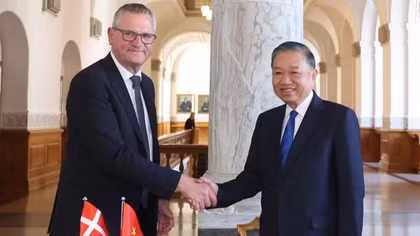 Tổng Bí thư, Chủ tịch nước Tô Lâm hội kiến Chủ tịch Quốc hội Đan Mạch Henrik Frandsen