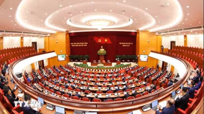 Tổng Bí thư, Chủ tịch nước Tô Lâm phát biểu khai mạc Hội nghị lần thứ tư Ban Chấp hành Trung ương Đảng khóa XIV.