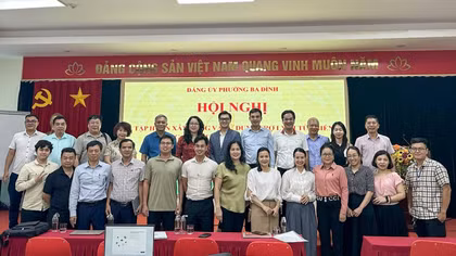 Phường Ba Đình tập huấn ứng dụng trợ lý AI trong quản trị