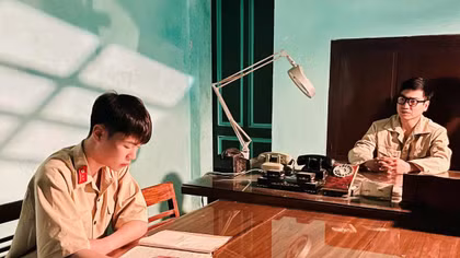 Trung tá Công an nhập vai “Những người con của nhân dân”