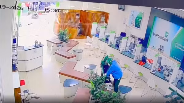 Ảnh chụp camera an ninh tại hiện trường