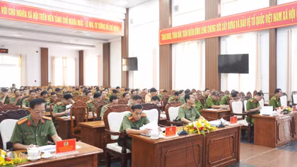 Công an Cà Mau hoàn thành 150 nhiệm vụ Nghị quyết 57