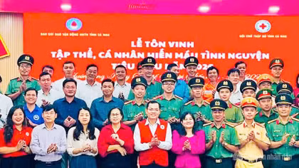 Lan tỏa những giá trị nhân văn trong hiến máu tình nguyện ở Cà Mau