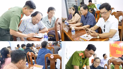 Mở cao điểm hướng dẫn sử dụng VNeID mức 2 trên toàn tỉnh Cà Mau
