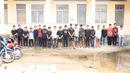 Làm rõ nhóm “trẻ trâu” dùng hung khí giải quyết mâu thuẫn