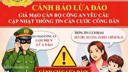 Cảnh báo giả danh Công an để lừa đảo qua ứng dụng VNeID