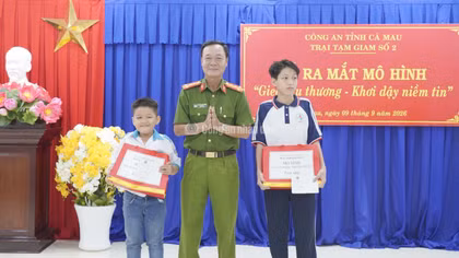 Gieo yêu thương, khơi dậy niềm tin nơi trại giam 