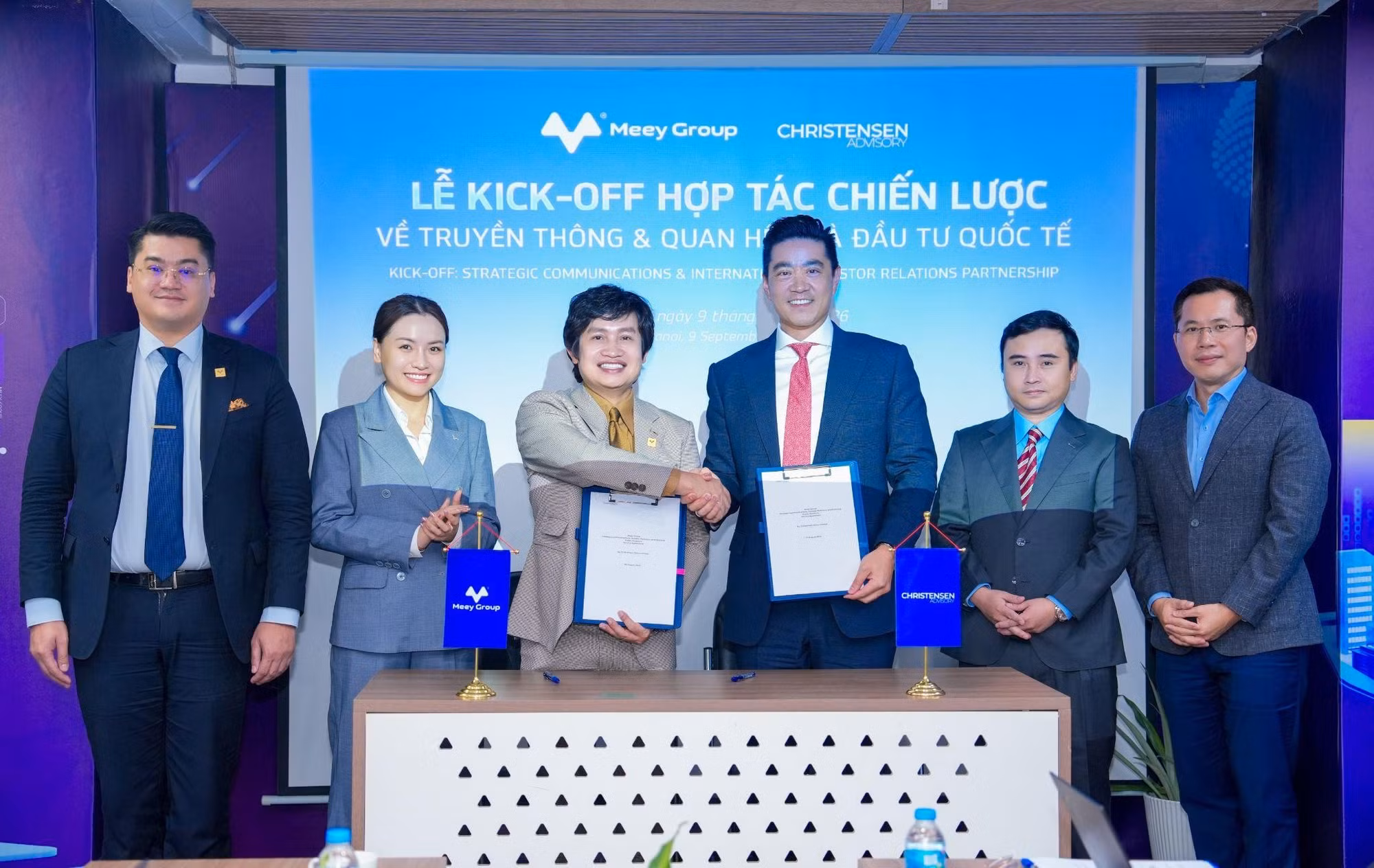 Meey Group ký kết hợp tác chiến lược với Christensen Advisory.