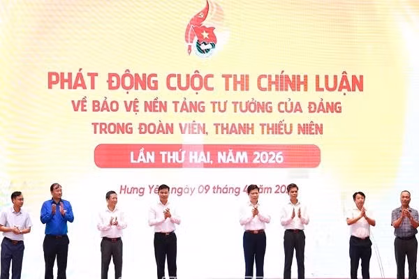 Phát động cuộc thi chính luận bảo vệ nền tảng tư tưởng của Đảng trong đoàn viên, thanh niên ở Hưng Yên.