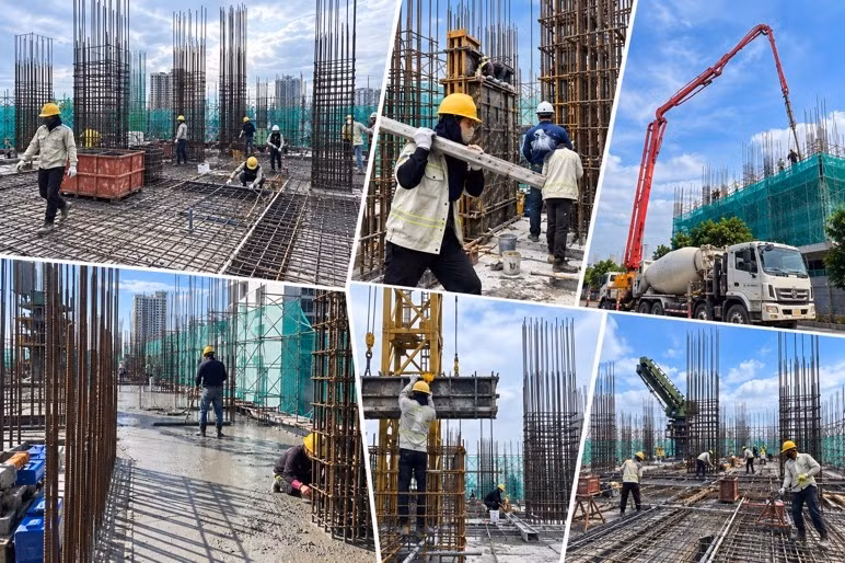 Nhà thầu Central thi công dự án đảm bảo đúng tiến độ, chất lượng.