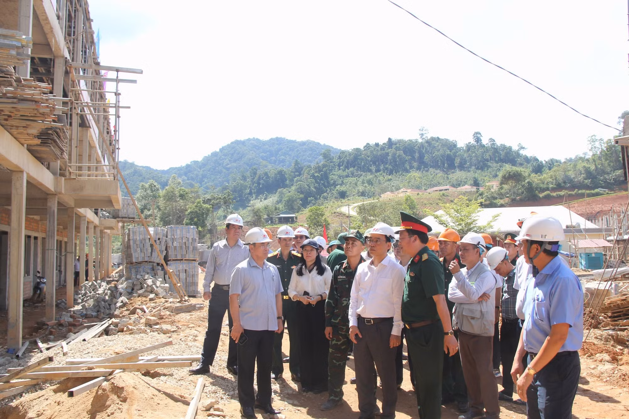Công trình Trường Phổ thông liên cấp Tiểu học - THCS Hùng Sơn có quy mô lớn nhất trong 6 trường nội trú được xây dựng tại Đà Nẵng.