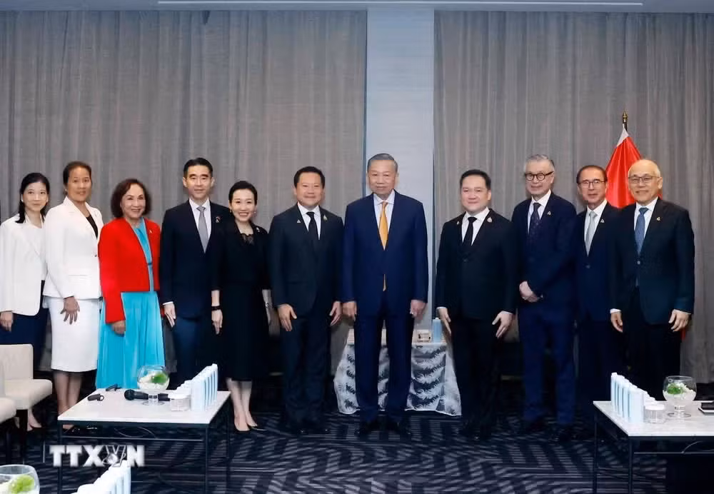 Tổng Bí thư, Chủ tịch nước Tô Lâm tiếp ông Thapana Sirivadhanabhakdi, Chủ tịch điều hành Tập đoàn TCC, Tổng Giám đốc Tập đoàn ThaiBev (Thái Lan).