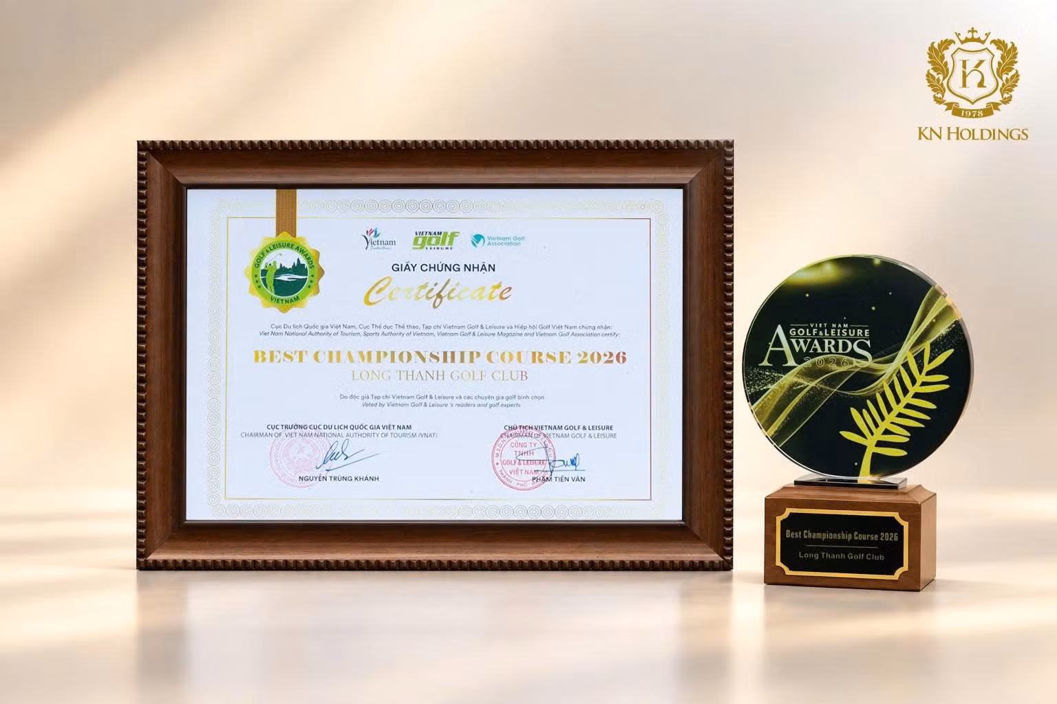 Hai sân golf của KN Holdings được vinh danh tại Vietnam Golf & Leisure Awards 2026 ảnh 2