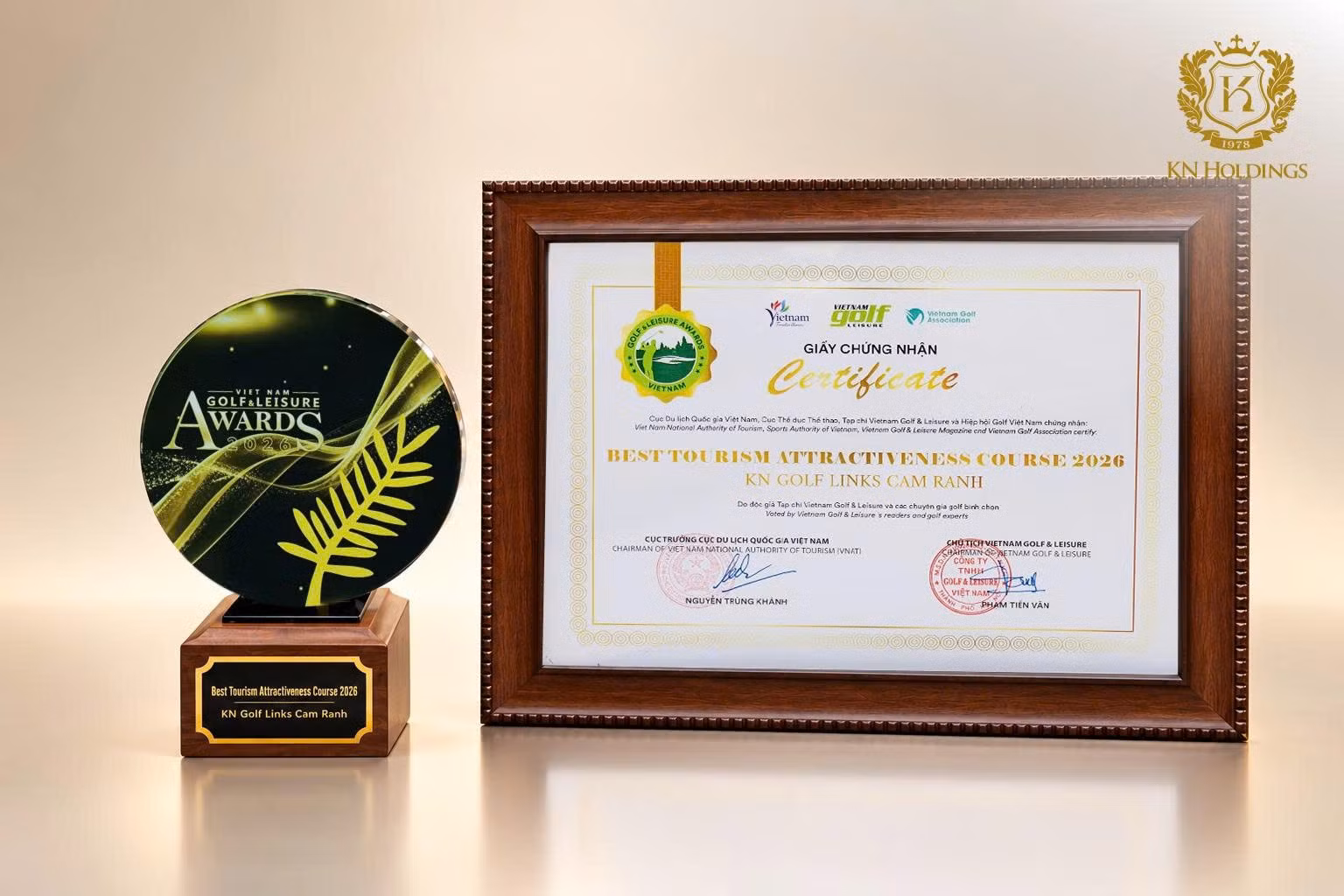 Hai sân golf của KN Holdings được vinh danh tại Vietnam Golf & Leisure Awards 2026 ảnh 4