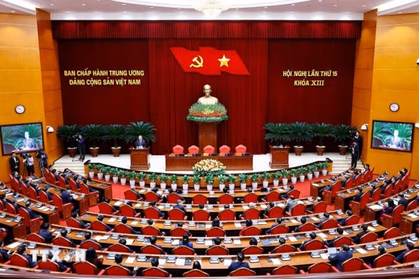 Tổng Bí thư Tô Lâm phát biểu bế mạc Hội nghị lần thứ 15 Ban Chấp hành Trung ương khóa XIII.