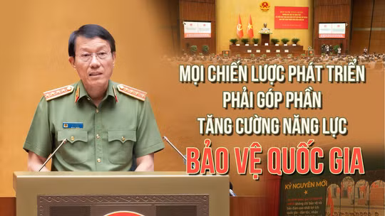 Mọi chiến lược phát triển phải góp phần tăng cường năng lực bảo vệ quốc gia