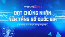 mobiEdu vinh dự nhận chứng nhận nền tảng số quốc gia tiềm năng