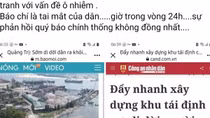 Cần xử lý đối tượng xuyên tạc việc phản ánh ô nhiễm tại cảng Hợp Thịnh