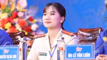 Nữ thượng úy Công an dự Hội nghị thanh niên ASEAN - Ấn Độ