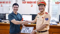 Ngày đầu triển khai "biển số đi theo người"