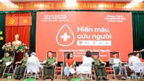 Công an Cửa khẩu Nội Bài hiến hơn 121 đơn vị máu