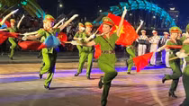 Ấn tượng màn biểu diễn của Đoàn Nghi lễ CAND tại thành phố bên sông Hàn