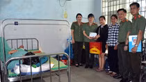Thiếu úy Công an gặp nạn trên đường đi cấp căn cước cho công dân