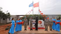 Khánh thành cột cờ ở Nam Sudan nhân kỷ niệm ngày sinh Chủ tịch Hồ Chí Minh