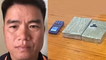 Khởi tố kẻ "ôm" 2 bánh heroin