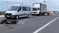 Tai nạn liên hoàn trên cầu vượt An Thái Trung, 2 người tử vong