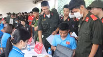 Hơn 200 CBCS Trung đoàn CSCĐ Đông Nam bộ hiến máu tình nguyện