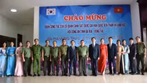 Công an tỉnh Bà Rịa-Vũng Tàu trao đổi công tác với Cảnh sát Quốc gia Hàn Quốc