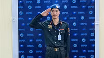 Lễ thăng cấp hàm đặc biệt của một sĩ quan CAND Việt Nam tại Nam Sudan